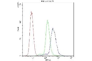 Flow Cytometry analysis of K562 cells using anti-PPIA antibody (ABIN5518864).