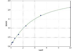 A typical standard curve