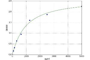 A typical standard curve