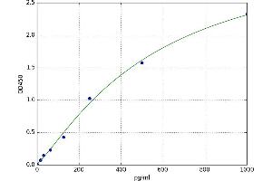 A typical standard curve
