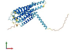 AlphaFold protein structure predicition of Mouse Recombinant Gpbar1 Protein, UniprotID Q80SS6