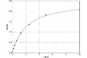 A typical standard curve