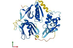 Protein Structure (PS) image for Pleckstrin 2 (PLEK2) (AA 1-353) protein (His tag) (ABIN7550808)