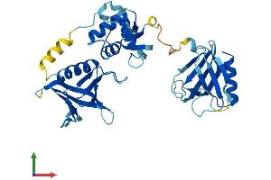 Protein Structure (PS) image for Pleckstrin 2 (PLEK2) (AA 1-353) protein (His tag) (ABIN7556302)