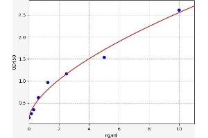 Typical standard curve (LMTK3 ELISA 试剂盒)