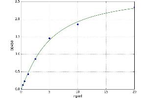 A typical standard curve (DROSHA ELISA 试剂盒)