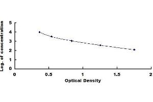 Typical standard curve