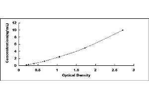 Typical standard curve (ADRB1 ELISA 试剂盒)