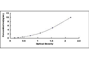Typical standard curve (HIST1H4A ELISA 试剂盒)
