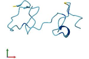 AlphaFold protein structure predicition of Mouse Recombinant Mt2 Protein, UniprotID P02798