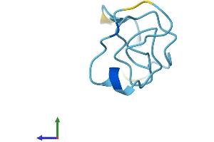 AlphaFold protein structure predicition of Human Recombinant MT1E Protein, UniprotID P04732
