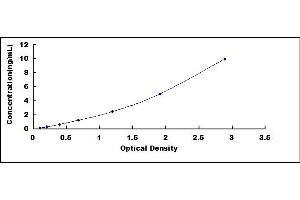 Typical standard curve (SIGLEC7 ELISA 试剂盒)
