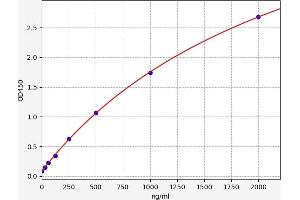 Typical standard curve (RNLS ELISA 试剂盒)