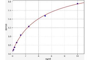 Typical standard curve (ERRFI1 ELISA 试剂盒)
