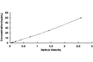 Typical standard curve (LALBA ELISA 试剂盒)