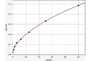 Typical standard curve (AOX1 ELISA 试剂盒)