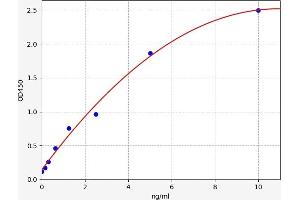 Typical standard curve (ATG12 ELISA 试剂盒)