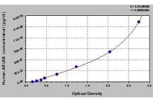 Typical standard curve (ARL8B ELISA 试剂盒)
