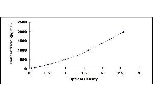 Typical standard curve (TXN ELISA 试剂盒)
