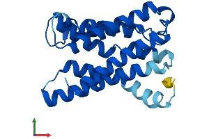 AlphaFold protein structure predicition of Human Recombinant KDELR1 Protein, UniprotID P24390