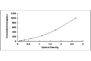 Typical standard curve (SEMA3F ELISA 试剂盒)