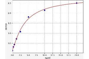 Typical standard curve (CFHR2 ELISA 试剂盒)