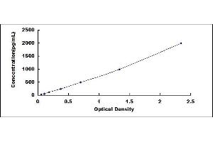 Typical standard curve (SHBG ELISA 试剂盒)