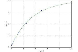 A typical standard curve (MTOR ELISA 试剂盒)