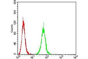 Flow Cytometry (FACS) image for anti-Purinergic Receptor P2X, Ligand-Gated Ion Channel, 7 (P2RX7) (AA 226-452) antibody (ABIN5542663)