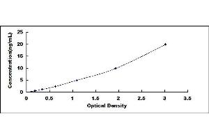 Typical standard curve (MUC1 ELISA 试剂盒)