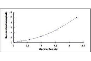 Typical standard curve (SLIT1 ELISA 试剂盒)