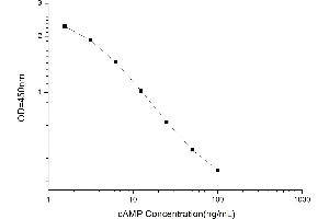 Typical standard curve