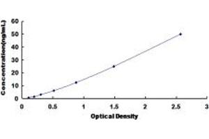 Typical standard curve (DNAJC4 ELISA 试剂盒)