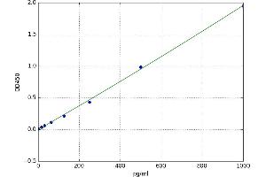A typical standard curve
