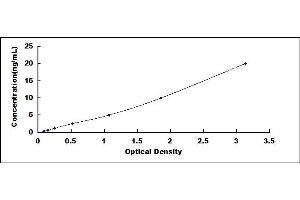 Typical standard curve (AIM1 ELISA 试剂盒)