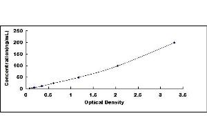 Typical standard curve (CELA2A ELISA 试剂盒)