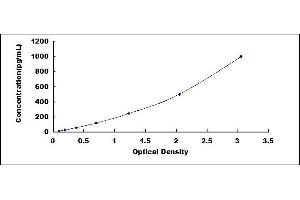 Typical standard curve (TREM1 ELISA 试剂盒)