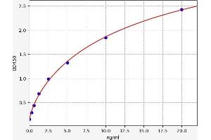 Typical standard curve (S100A2 ELISA 试剂盒)