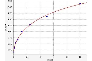 Typical standard curve (SLAMF1 ELISA 试剂盒)