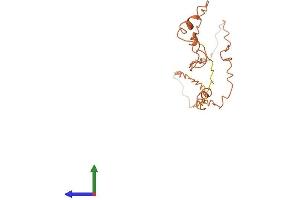 AlphaFold protein structure predicition of Human Recombinant LINC00269 Protein, UniprotID Q8N2A0