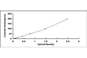 Typical standard curve (COL4A1 ELISA 试剂盒)