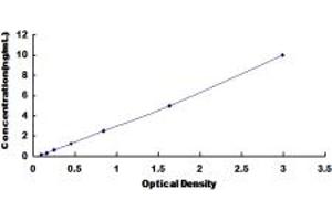 Typical standard curve (GLDC ELISA 试剂盒)