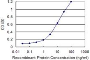 Detection limit for recombinant GST tagged EDIL3 is 0. (EDIL3 抗体  (AA 101-199))