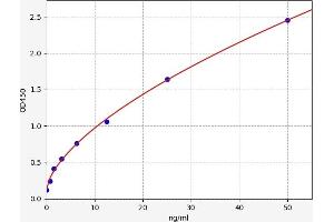 Typical standard curve (DPP9 ELISA 试剂盒)