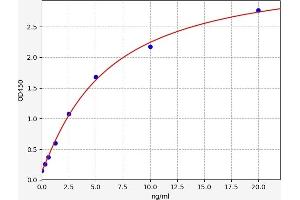 Typical standard curve (DNM2 ELISA 试剂盒)