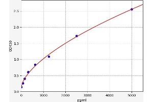 Typical standard curve (CD39 ELISA 试剂盒)