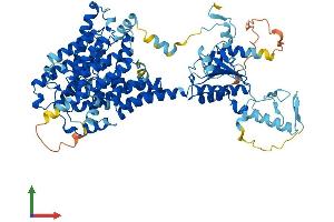 Protein Structure (PS) image for Solute Carrier Family 26, Member 3 (SLC26A3) (AA 1-764) protein (His tag) (ABIN7555349)