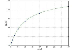 A typical standard curve