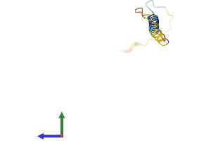 AlphaFold protein structure predicition of Mouse Recombinant Fxyd7 Protein, UniprotID P59648