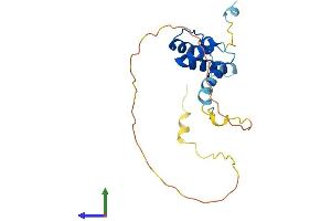 AlphaFold protein structure predicition of Mouse Recombinant Dnajc12 Protein, UniprotID Q9R022